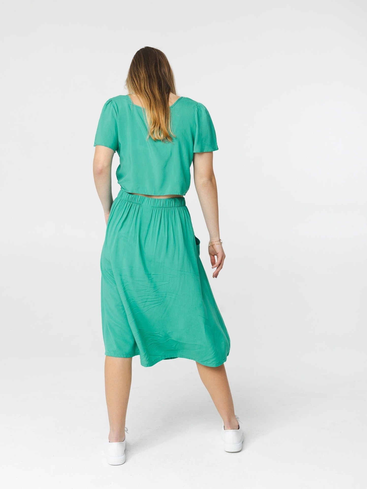 Pivoine blouse - Sky pattern