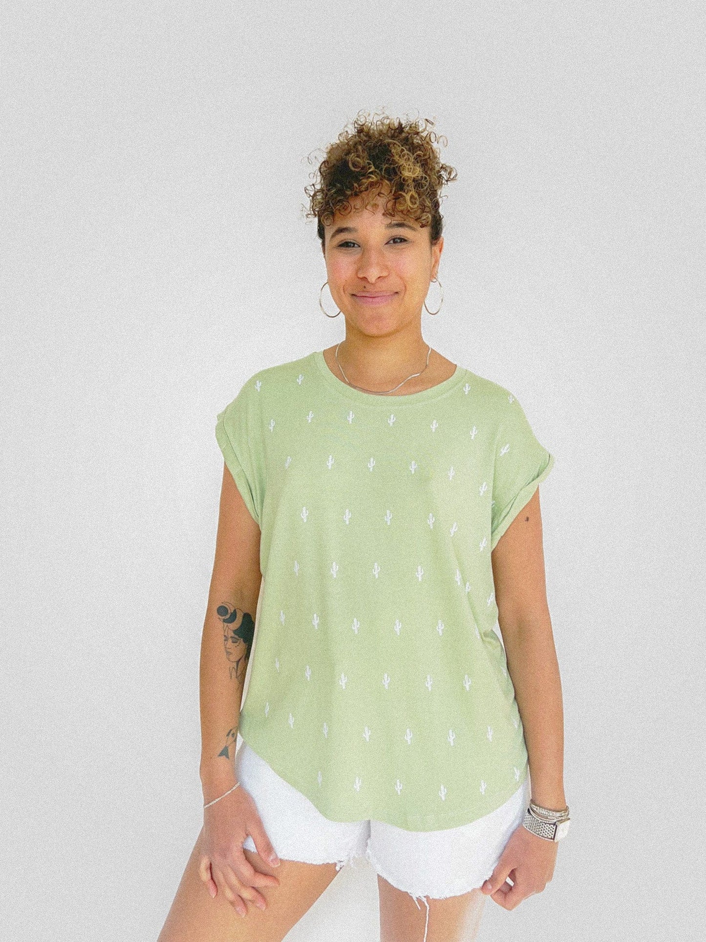 T-shirt Lisbonne - Cactus vert clair