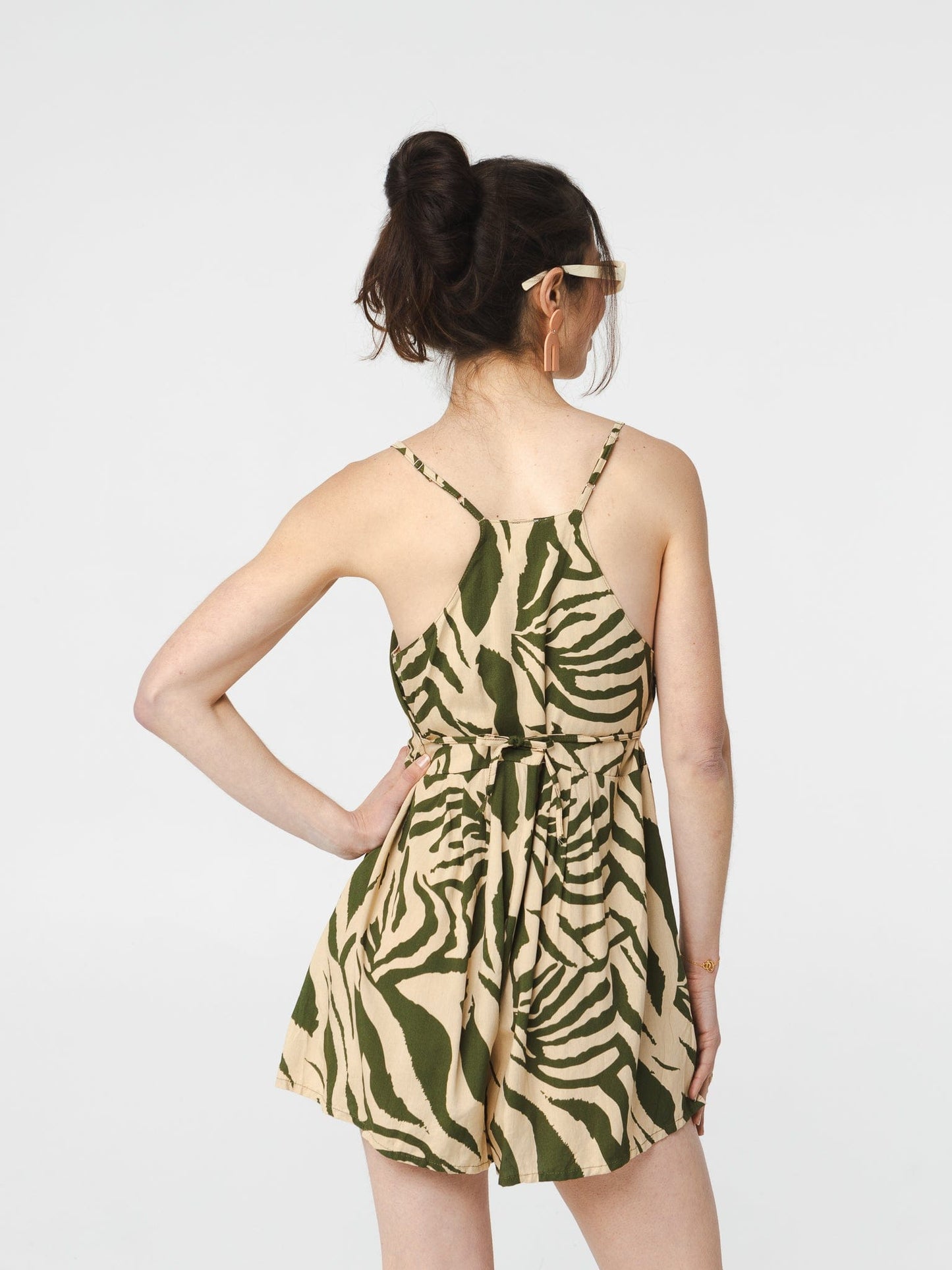 One piece Anna - Navy Flowers