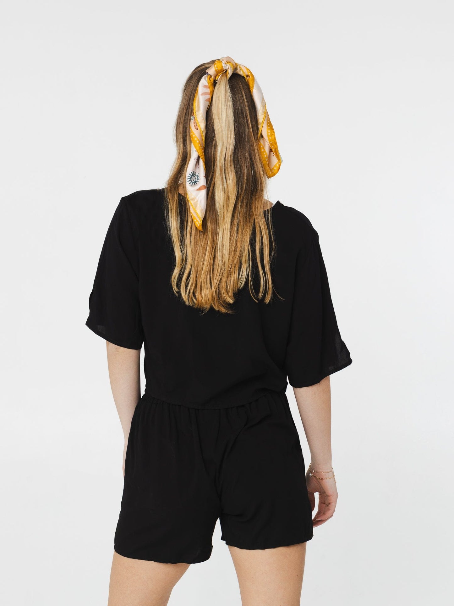 Pivoine blouse - Sky pattern
