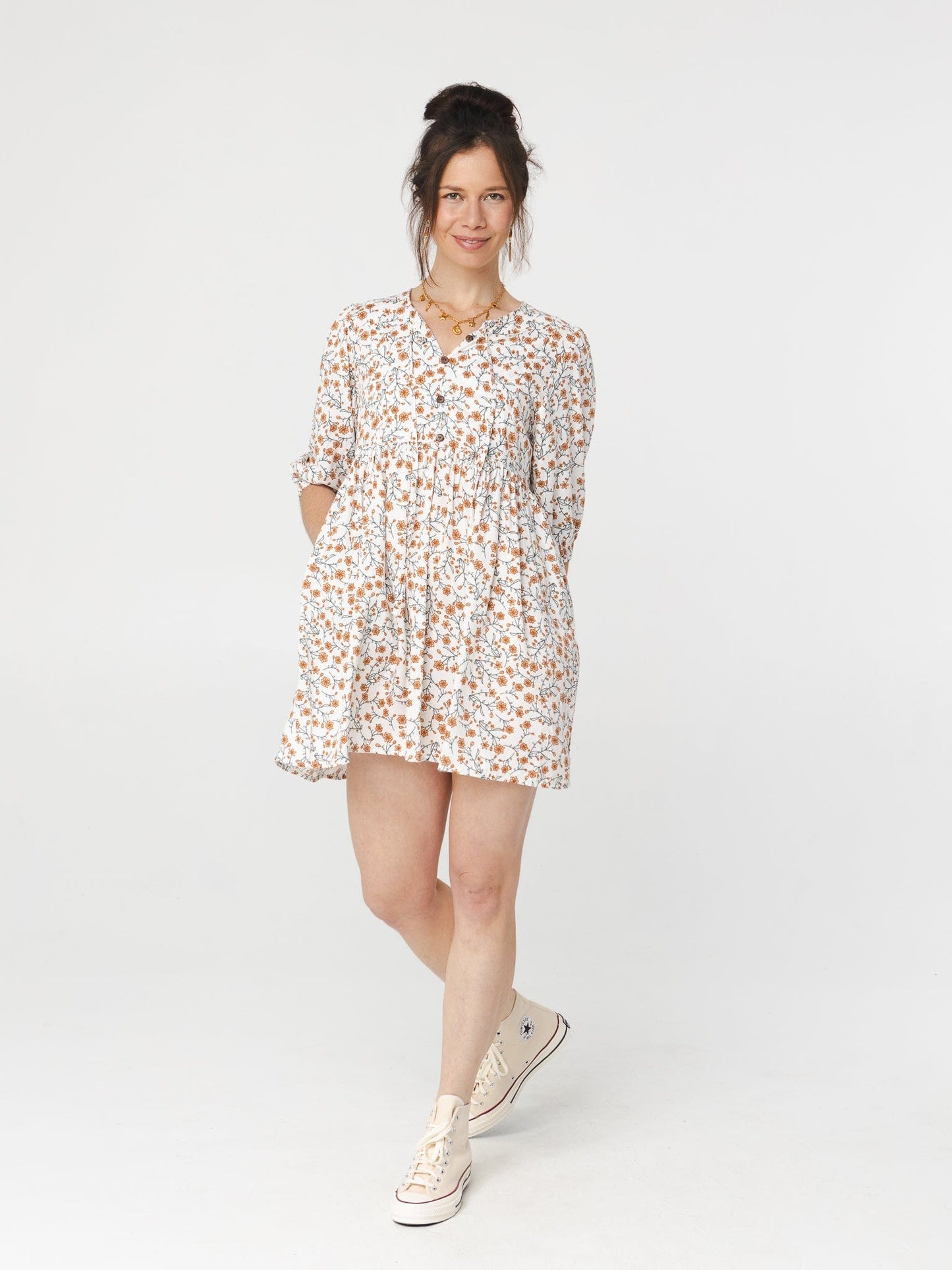 Robe Soho - Fleur dorée