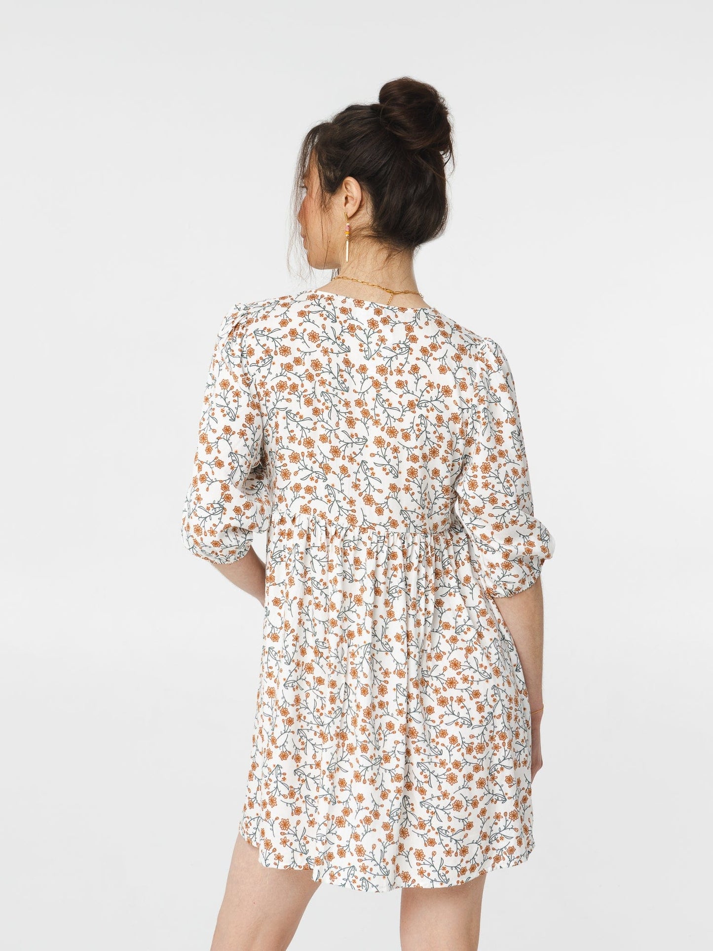 Robe Soho - Fleur dorée