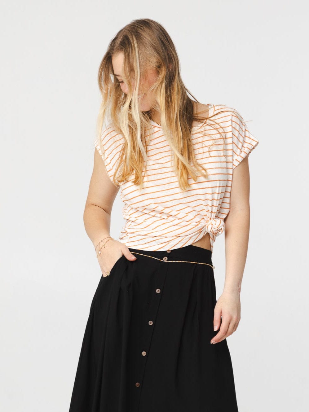 Lisbonne T-shirt - Khaki Pineapple