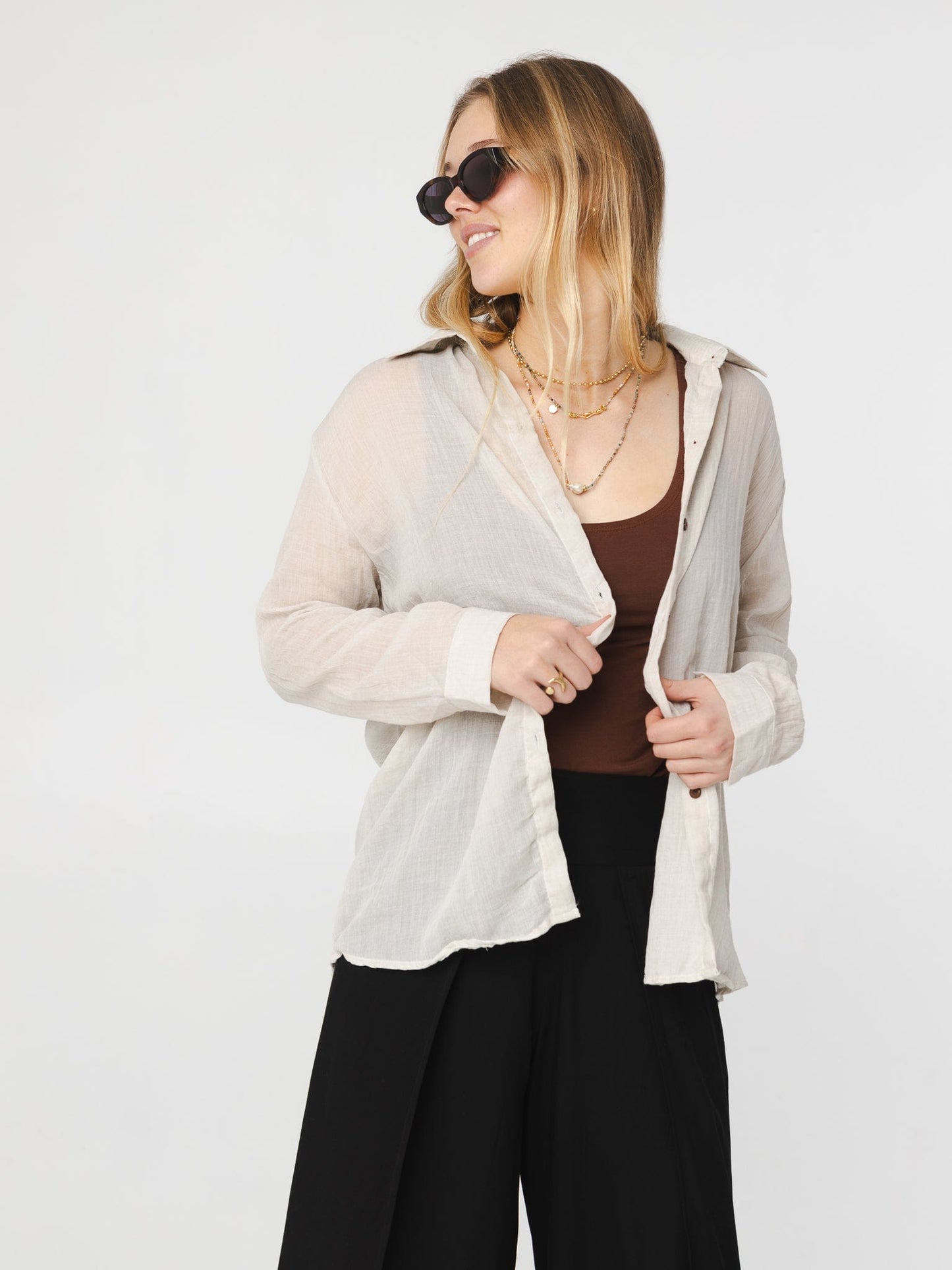 Anne Blouse- White
