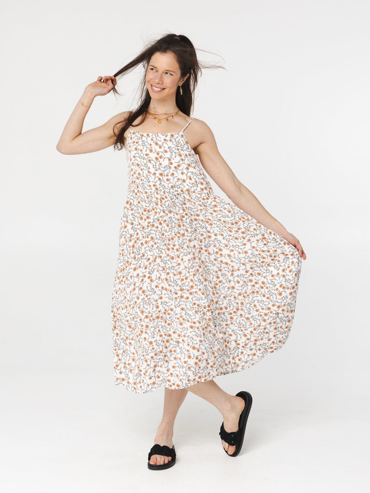 Evelyne Dress - Gold