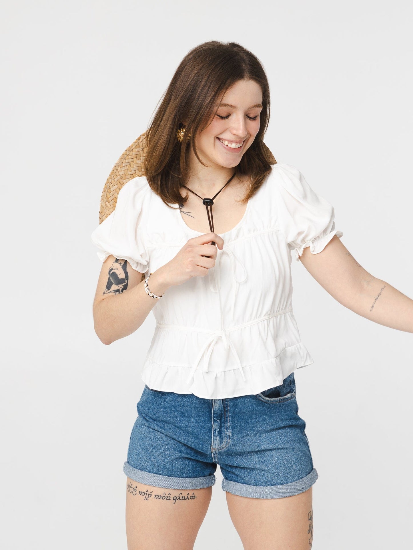 Anne Blouse- White