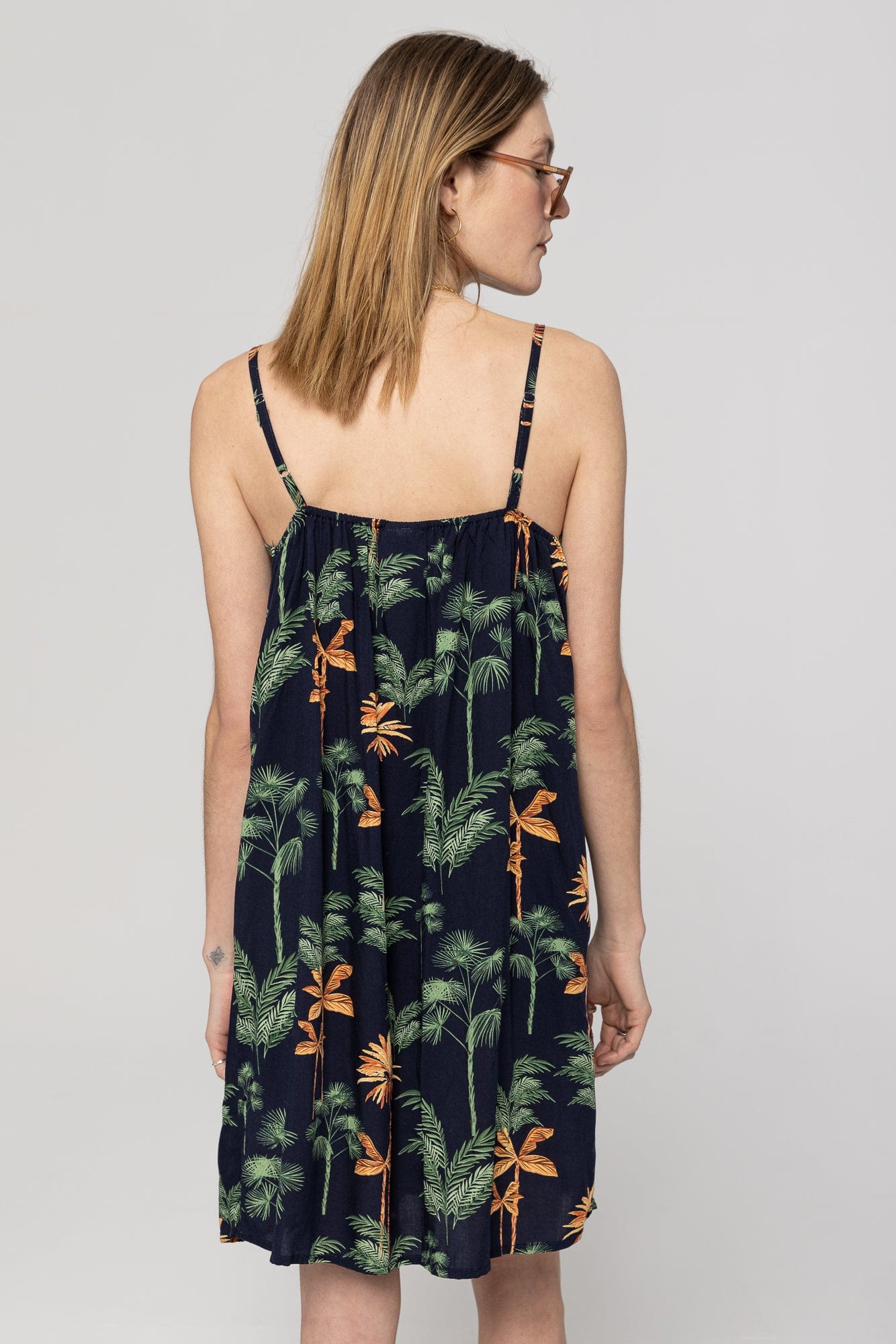 Paula Dress - Navy 
