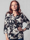 ANANAS BANANAS Blouse La paz noir à fleurs